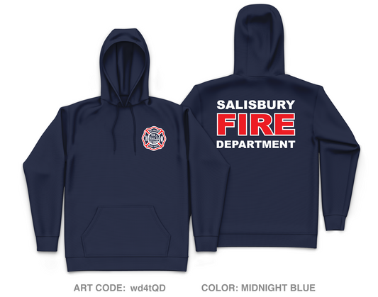Salisbury Fire Rescue Core Men's Hooded Performance Sweatshirt - wd4tQD