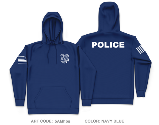 DAF Law Enforcement Academy Class 26-02 Core Men's Hooded Performance Sweatshirt - 5AMhbs