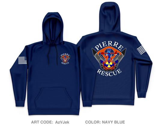 Pierre Rescue Squad Core Men's Hooded Performance Sweatshirt - AzVJek