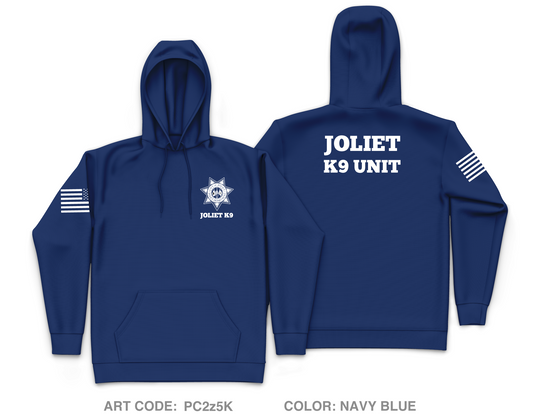 Joliet Police K9 Unit Core Men's Hooded Performance Sweatshirt - PC2z5K
