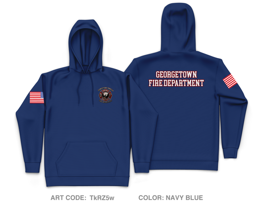 GTFD Station 2 Fundraising Collection Core Men's Hooded Performance Sweatshirt - TkRZ5w