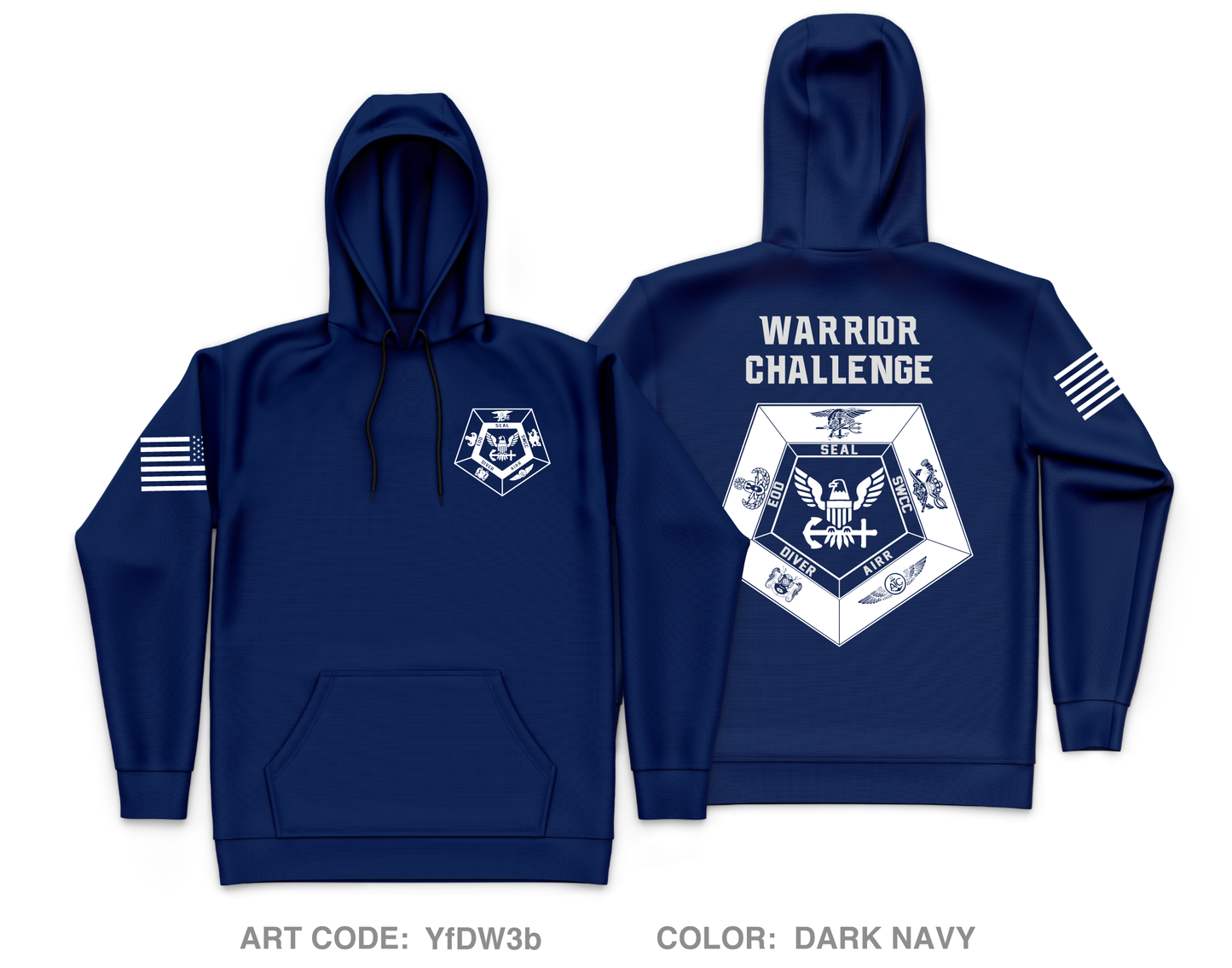 Warrior Challenge Store 1 Core Men's Hooded Performance Sweatshirt - YfDW3b