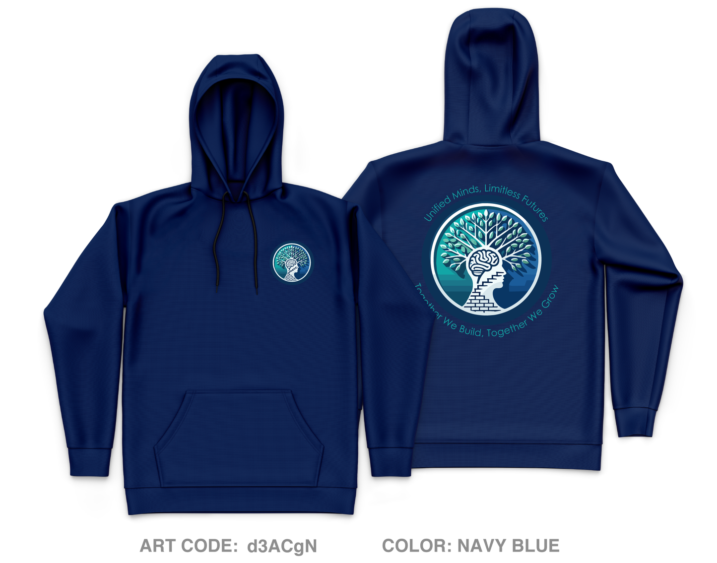 2025 Equal Opportunity Worldwide Core Men's Hooded Performance Sweatshirt - d3ACgN