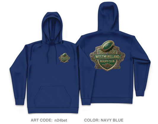 Westmoreland Rugby Club Core Men's Hooded Performance Sweatshirt - n24bet