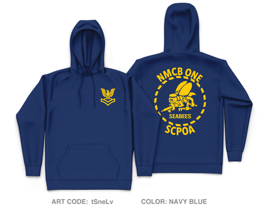 NMBC 1 SCPOA Core Men's Hooded Performance Sweatshirt - tSneLv