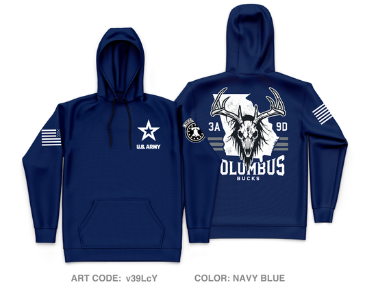 3A9D Core Men's Hooded Performance Sweatshirt - v39LcY