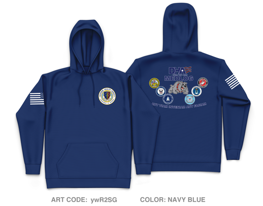 DHA J4 Fundraising Collection Core Men's Hooded Performance Sweatshirt - ywR2SG