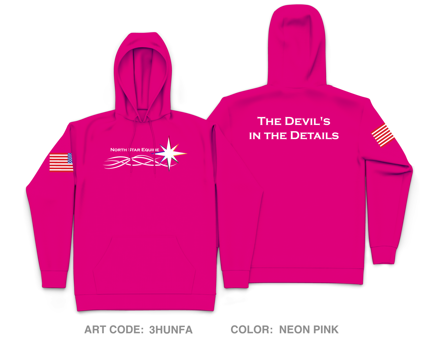 North Star Equine Core Men's Hooded Performance Sweatshirt - 3HUNFA