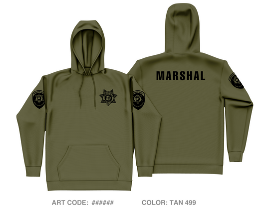SHERWOOD Valley Marshals Core Men's Hooded Performance Sweatshirt - 5dhrwf