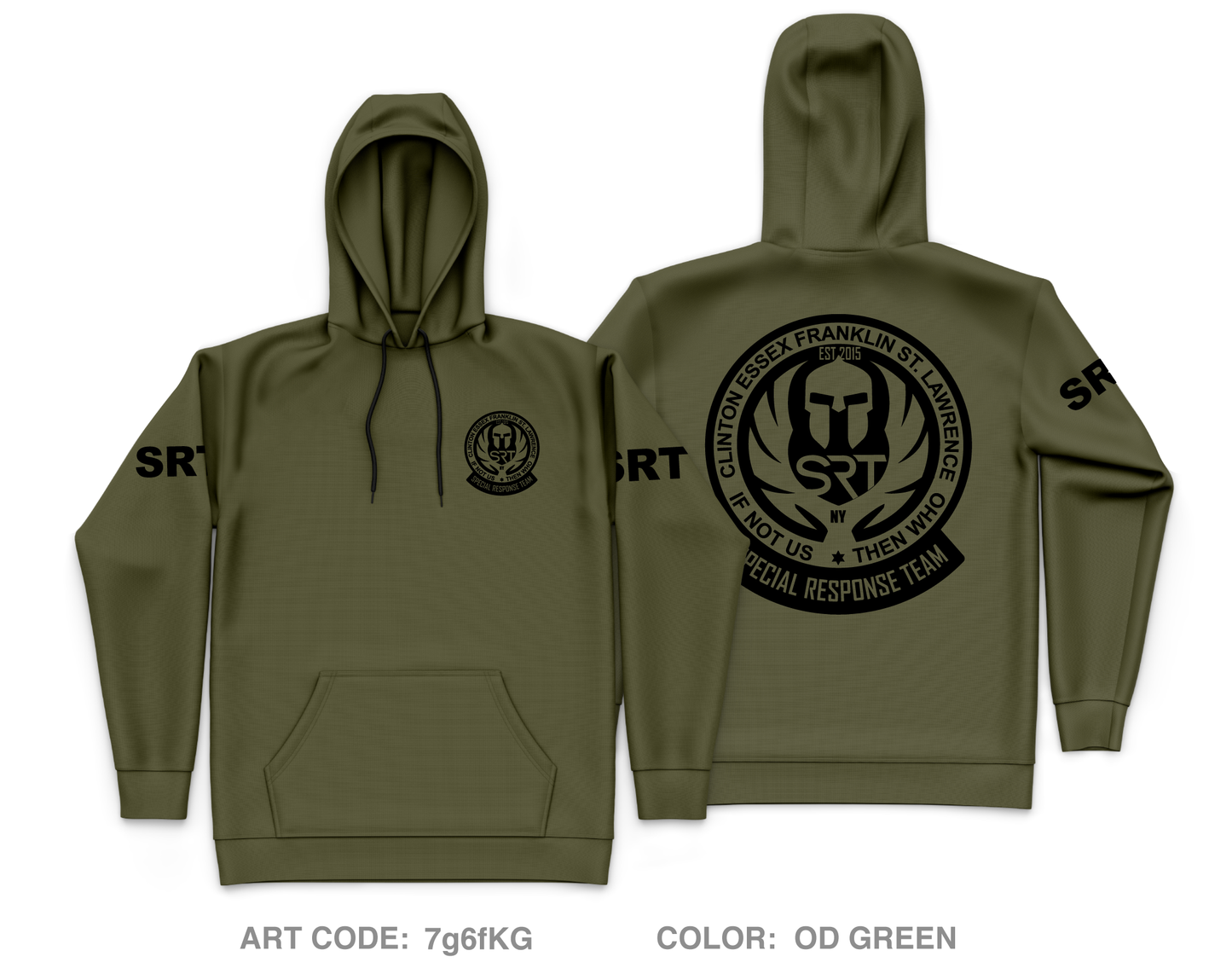Northern Regional Special Response Team Core Men's Hooded Performance Sweatshirt - 7g6fKG