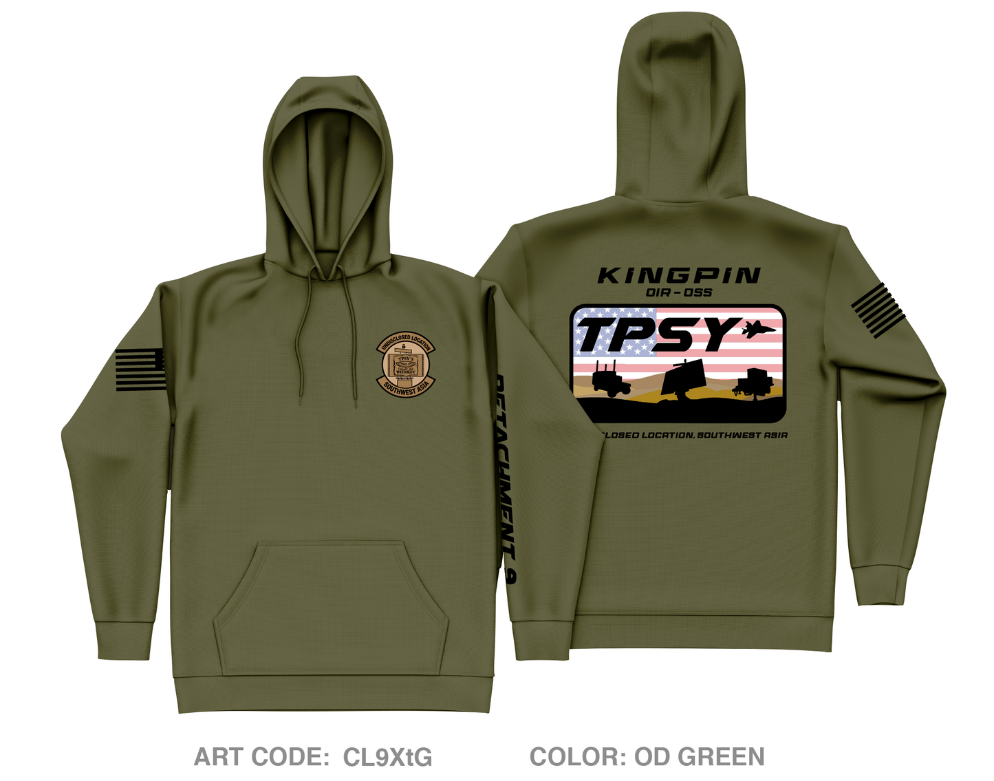 727 EACS Core Men's Hooded Performance Sweatshirt - CL9XtG