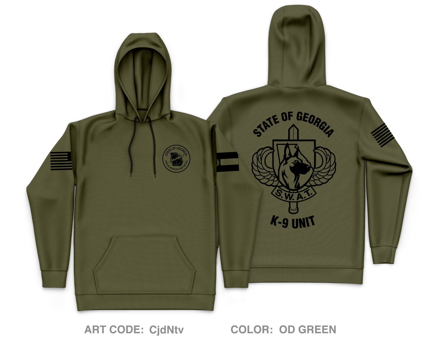 S.O.G SWAT Core Men's Hooded Performance Sweatshirt - CjdNtv