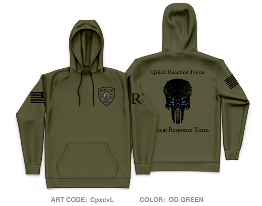 QRF / TRT Core Men's Hooded Performance Sweatshirt - CpxcvL