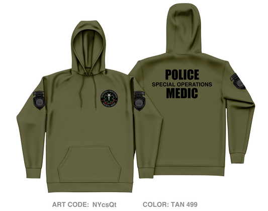 Muscogee Creek Nation Tactical medical Core Men's Hooded Performance Sweatshirt - NYcsQt