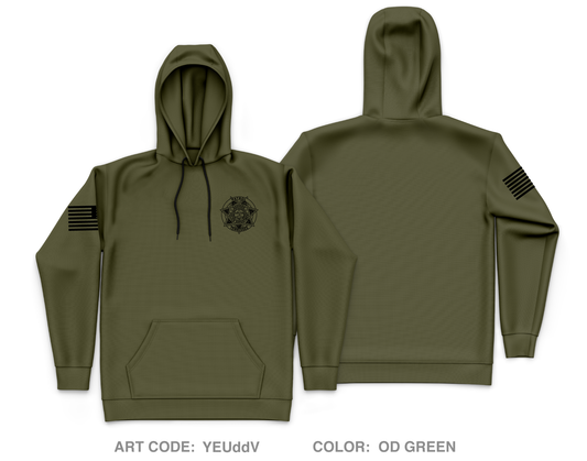 Gadsden Police Core Men's Hooded Performance Sweatshirt - YEUddV