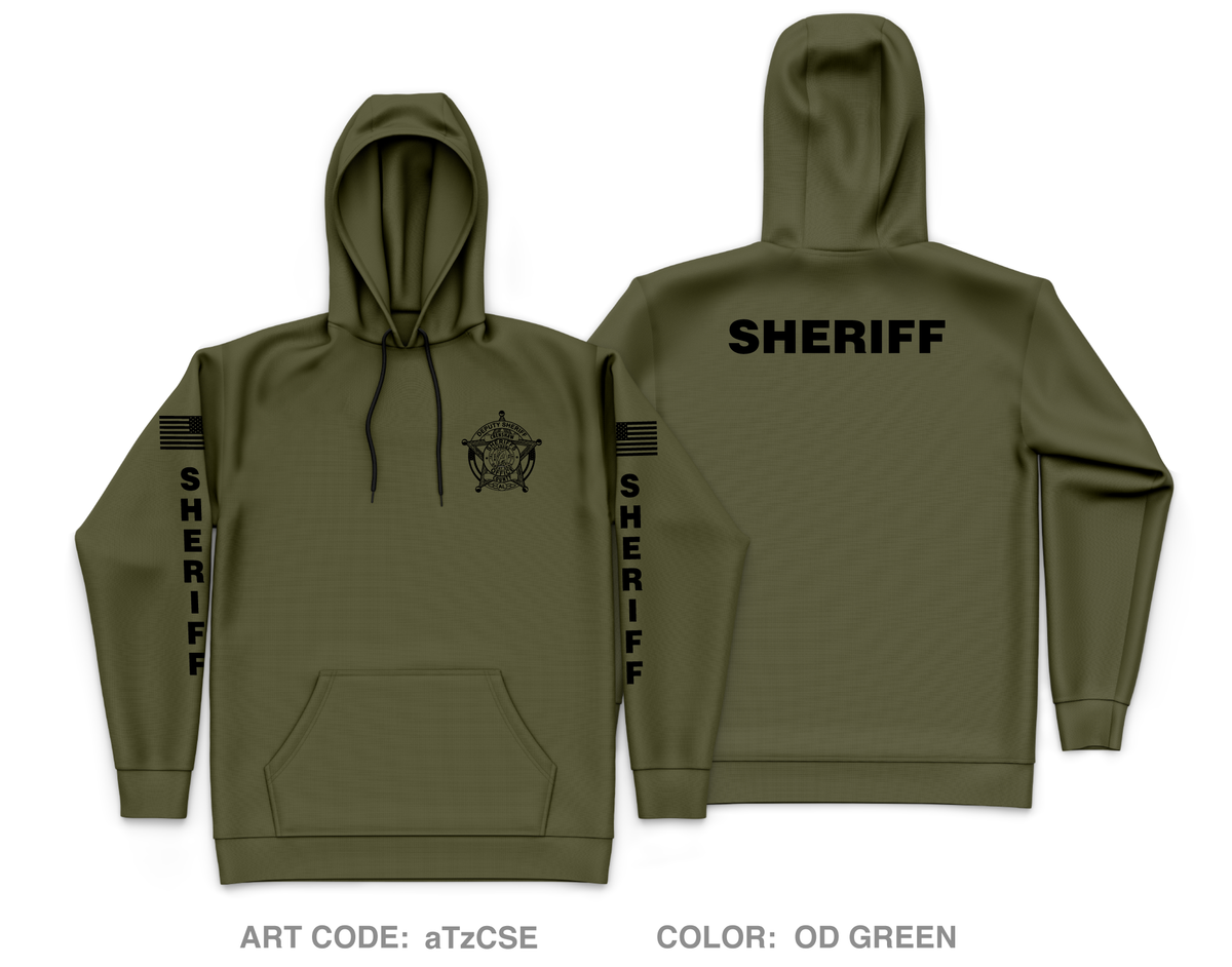 Crenshaw County Sheriffs Office Core Men's Hooded Performance Sweatshirt - mVWH5b