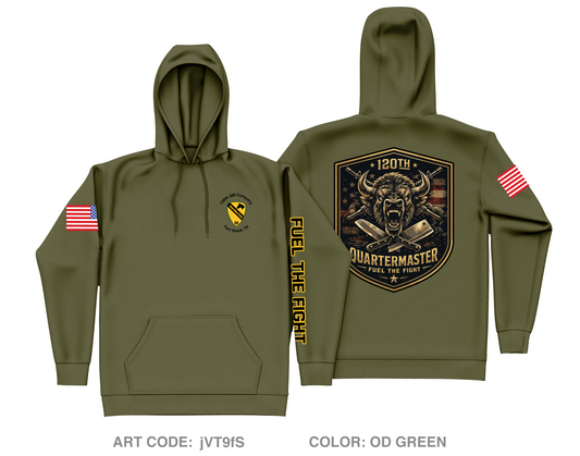 JCCoE, 266th QM BN, 23rd QM BDE Core Men's Hooded Performance Sweatshirt - jVT9fS