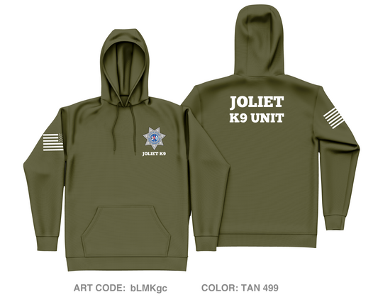 Joliet Police K9 Unit Core Men's Hooded Performance Sweatshirt - bLMKgc