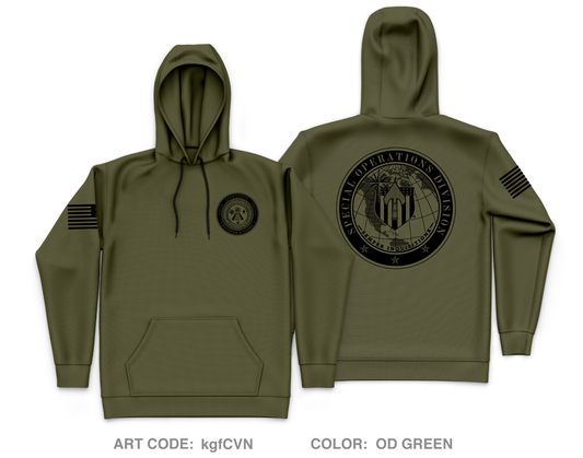 SOD Core Men's Hooded Performance Sweatshirt - kgfCVN