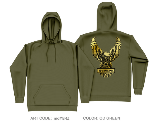 RS Milwaukee Core Men's Hooded Performance Sweatshirt - mdY5RZ