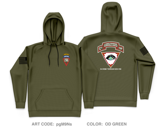 Cco (ABN~LRS) 1-134 INF BN Store 1 Core Men's Hooded Performance Sweatshirt - pgM9Ns