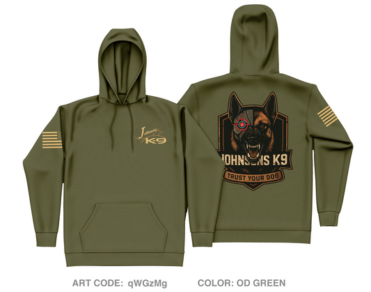 Johnsons K9 Core Men's Hooded Performance Sweatshirt - qWGzMg