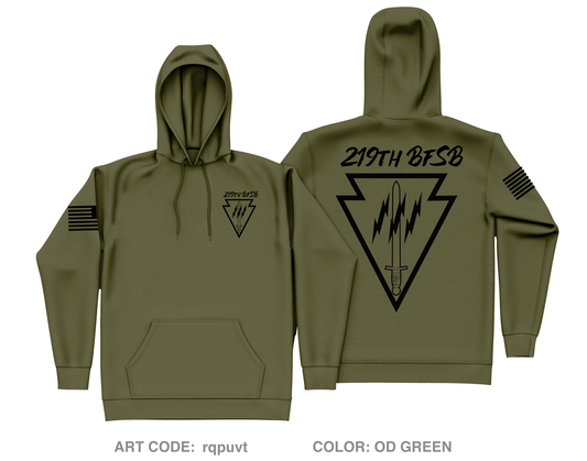 219th Battlefield Surveillance Brigade Core Men's Hooded Performance Sweatshirt - rqpuvt