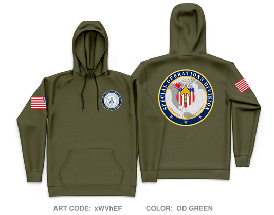 SOD Core Men's Hooded Performance Sweatshirt - xWVhEF