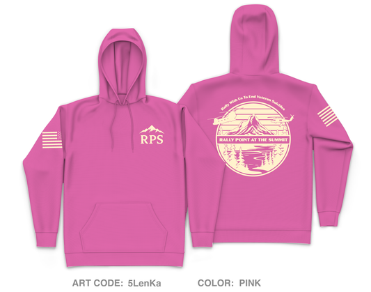 Rally Point at the Summit Fundraising Collection Core Men's Hooded Performance Sweatshirt - 5LenKa