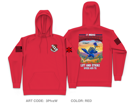 7 MDG Roadrunners Fundraising Collection Core Men's Hooded Performance Sweatshirt - 3PfvzW