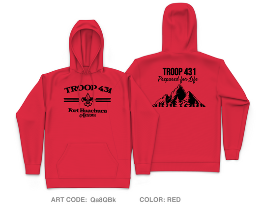 Troop 431 Core Men's Hooded Performance Sweatshirt - Qa8QBk