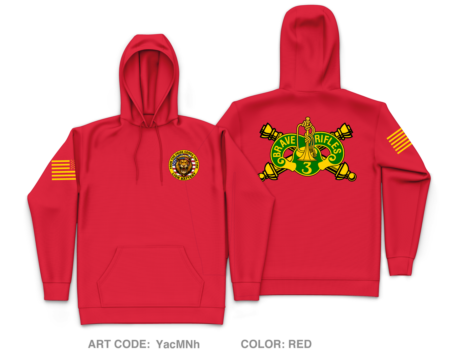 Lion Battery Core Men's Hooded Performance Sweatshirt - YacMNh