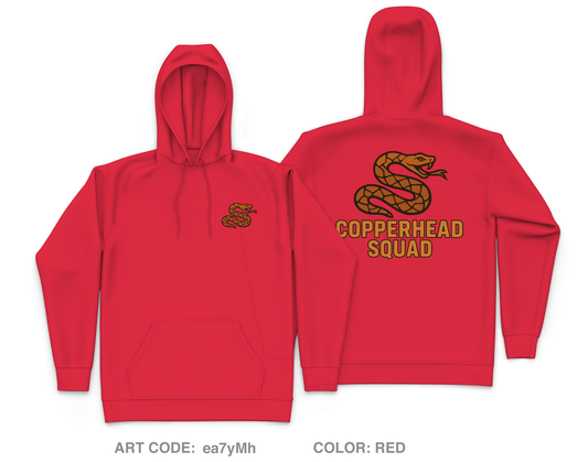 Copperhead squad Core Men's Hooded Performance Sweatshirt - ea7yMh