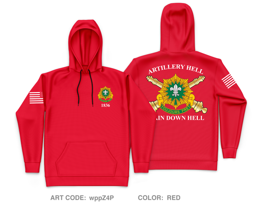 Field Artillery Squadron, 2d Cavalry Regiment Core Men's Hooded Performance Sweatshirt - wppZ4P