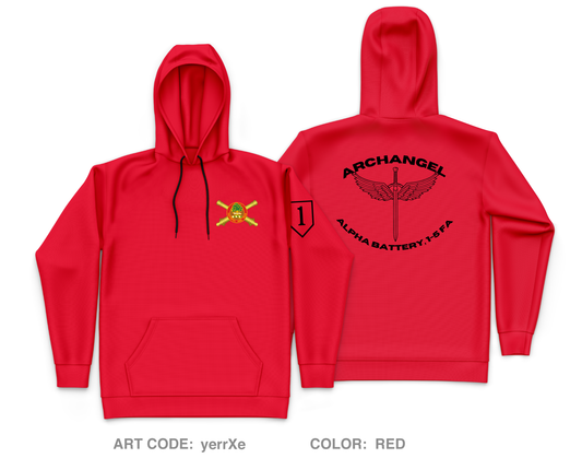 Alpha Battery Core Men's Hooded Performance Sweatshirt - yerrXe