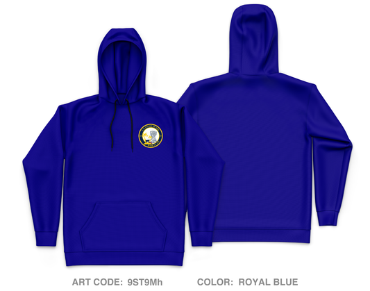 USCG Base Guam Core Men's Hooded Performance Sweatshirt - 9ST9Mh