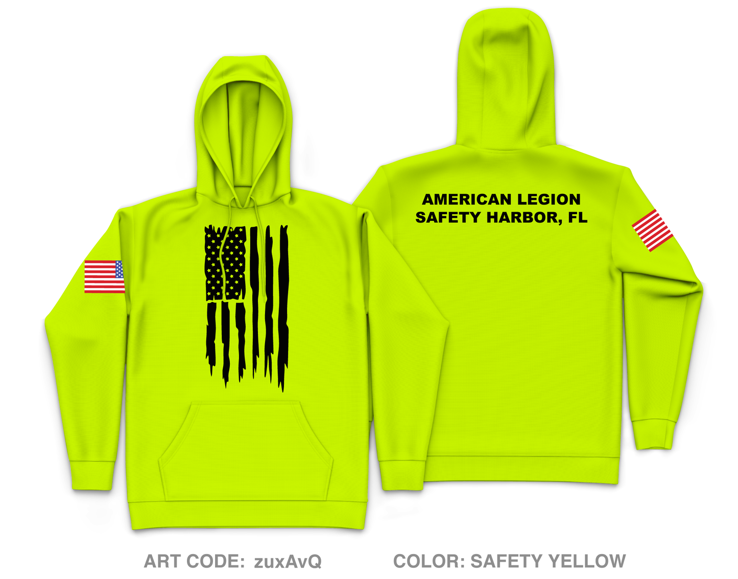 American Legion Post 238 Core Men's Hooded Performance Sweatshirt - zuxAvQ