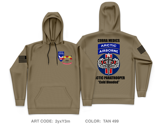 Cobra Medics 725 BSB Core Men's Hooded Performance Sweatshirt - 2yxY3m