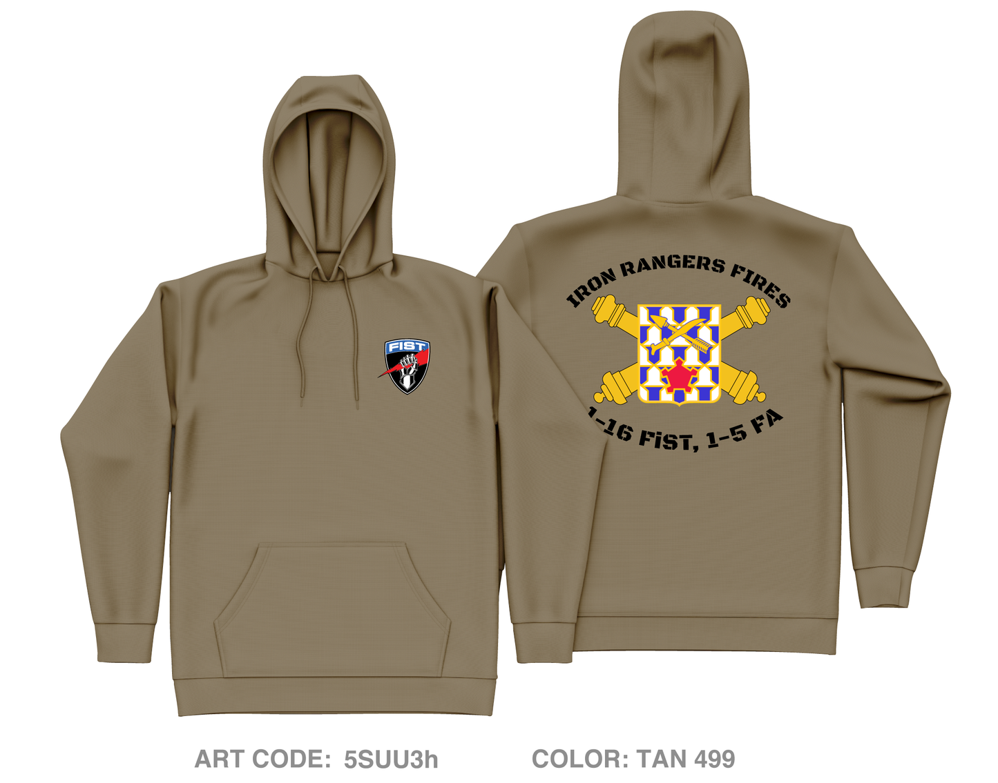 1-16 FiST, HHB, 1-5 FA Core Men's Hooded Performance Sweatshirt - 5SUU3h