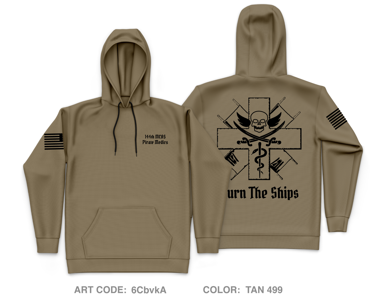 144th MCAS Fundraising Collection Core Men's Hooded Performance Sweatshirt - 6CbvkA