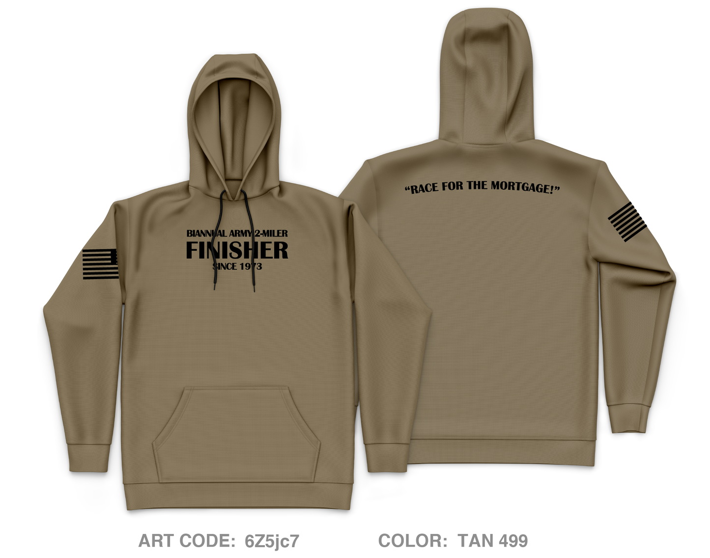 Race for the Mortgage Core Men's Hooded Performance Sweatshirt - 6Z5jc7