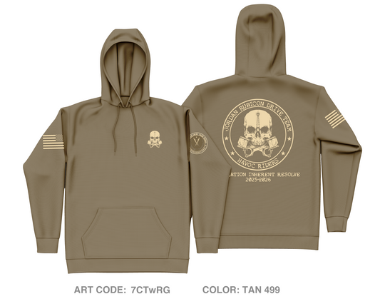 RUBICON DRIVE TEAM Core Men's Hooded Performance Sweatshirt - 7CTwRG