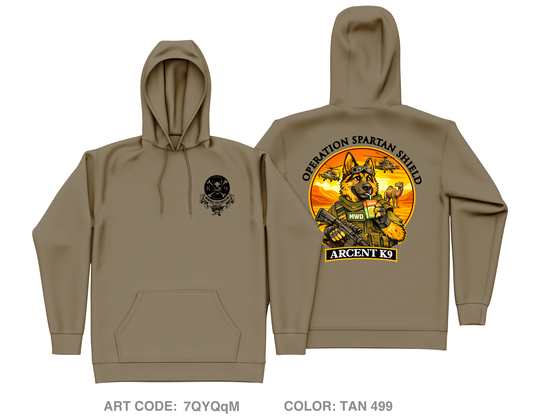 ARCENT K9 Core Men's Hooded Performance Sweatshirt - 7QYQqM