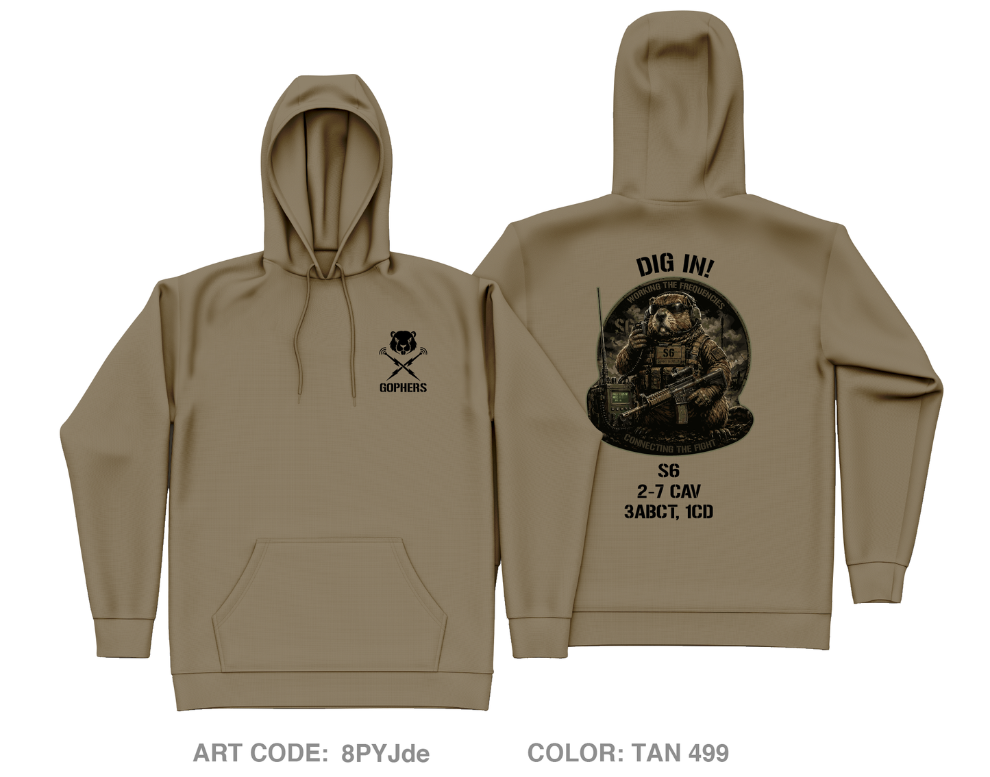 S6, 2-7 CAV Core Men's Hooded Performance Sweatshirt - 8PYJde