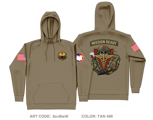 Army Reserve Medical Management Center Core Men's Hooded Performance Sweatshirt - 8xvBwW