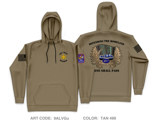 49th Missile Defense Battalion Core Men's Hooded Performance Sweatshirt - 9ALVGu