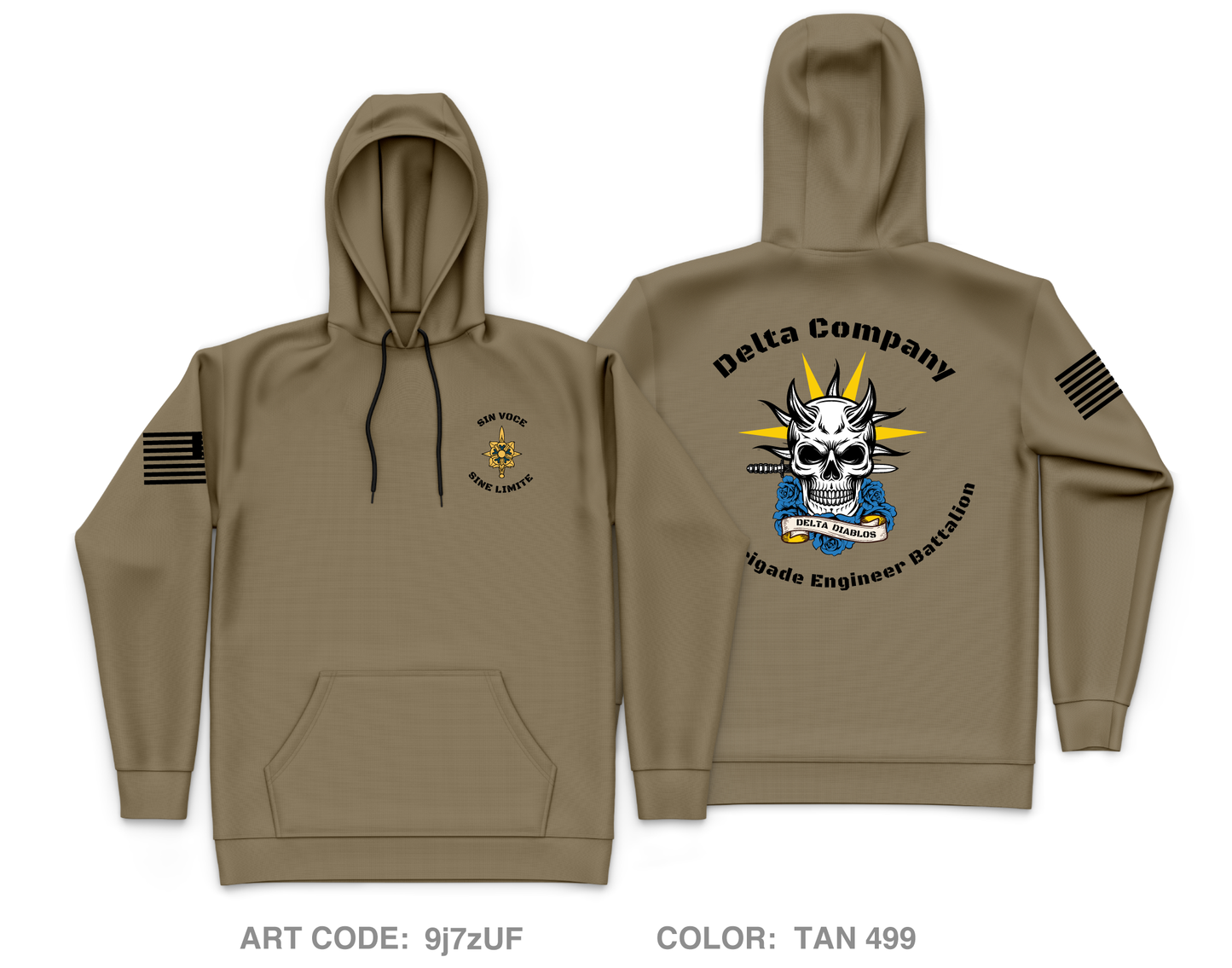 D. Co 104th BEB Core Men's Hooded Performance Sweatshirt - 9j7zUF