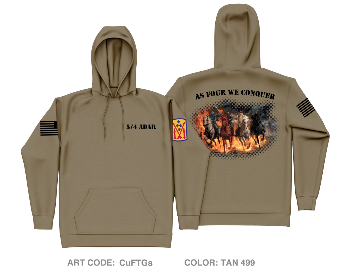 Alpha 5/4 ADAR Core Men's Hooded Performance Sweatshirt - CuFTGs