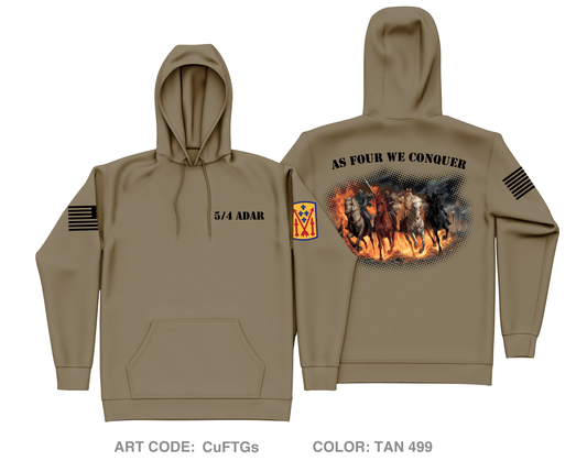 Alpha 5/4 ADAR Core Men's Hooded Performance Sweatshirt - CuFTGs
