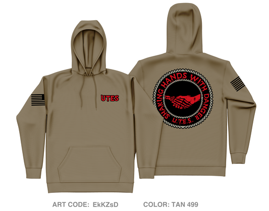 UTES Core Men's Hooded Performance Sweatshirt - EkKZsD